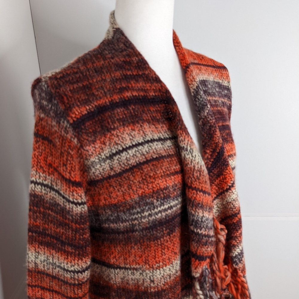 BB Dakota by Steve Madden NWT Canyon Cutie Alpaca Wool Sweater fringe Medium - Picture 5 of 16